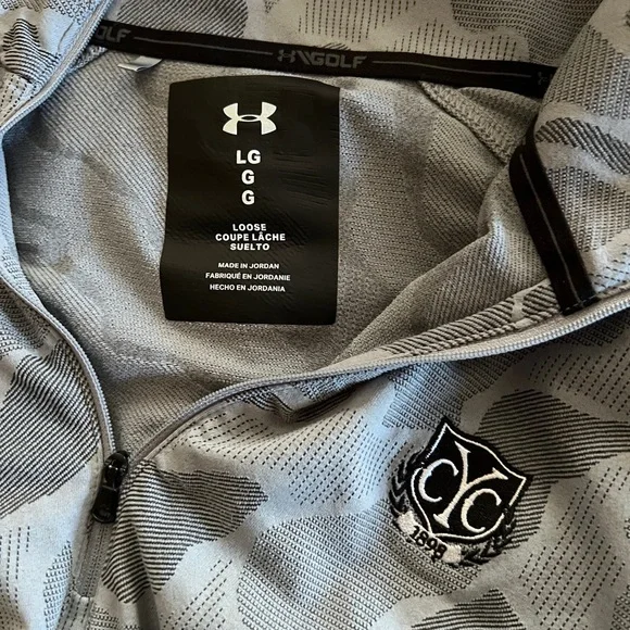 Under Armour Black and Gray Camo Pullover - Picture 4 of 4